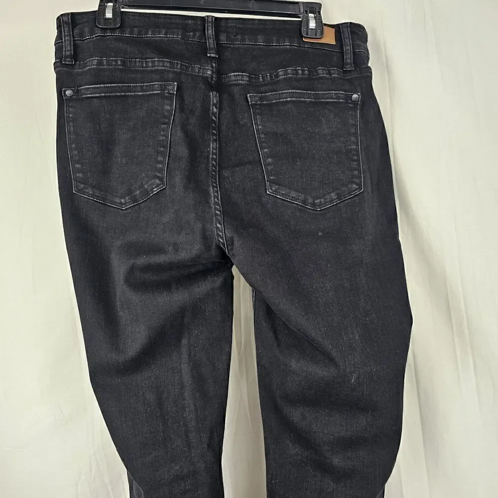 Judy Blue Black, Mid-Rise Destroyed Slim Fit - JB88137 Women's Size 15/32 - Picture 6 of 11